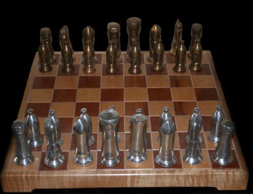 Aluminum vs. Brass Chess Set